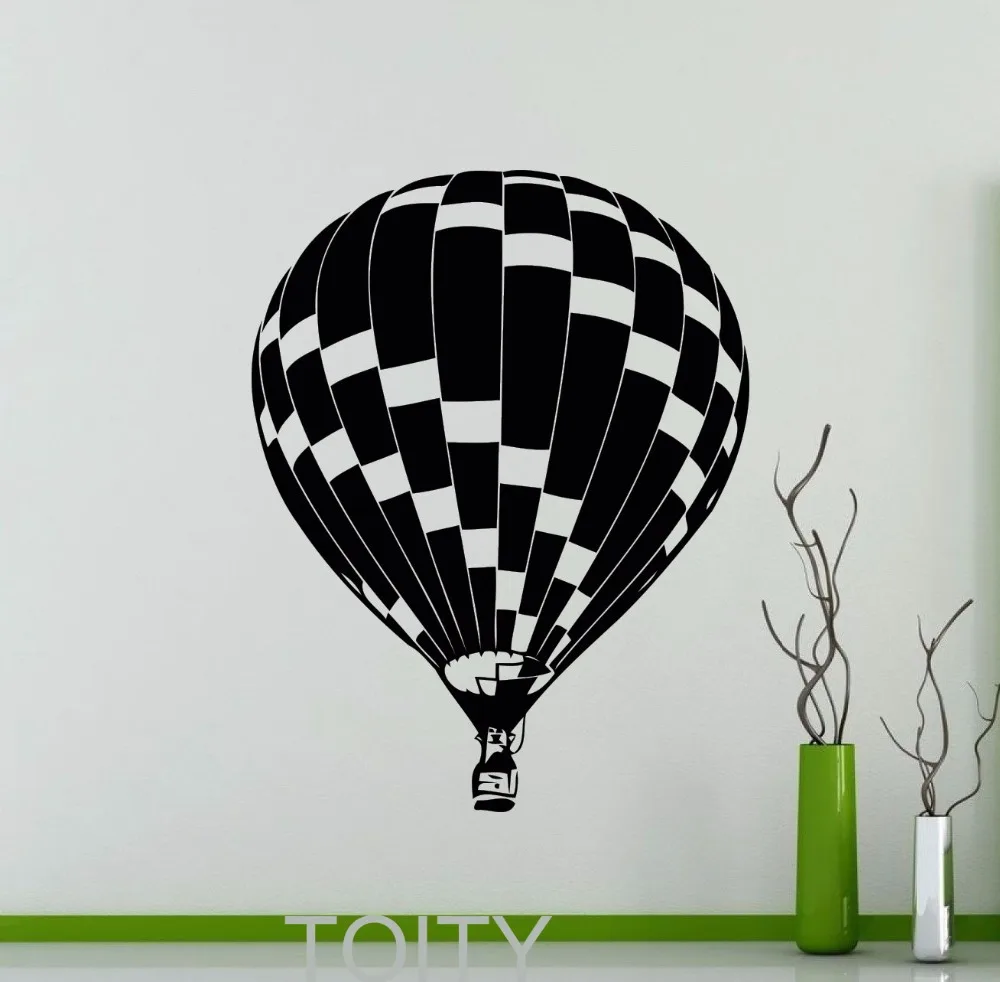 Vinyl Sticker Hot Air Balloon, Hot Air Balloon Stickers Xl