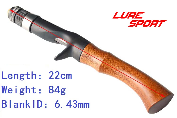 LureSport FUJI ECS катушка сиденье с деревянной ручкой карбоновые удилища набор стержень строительный компонент стержень RepairDIY аксессуар