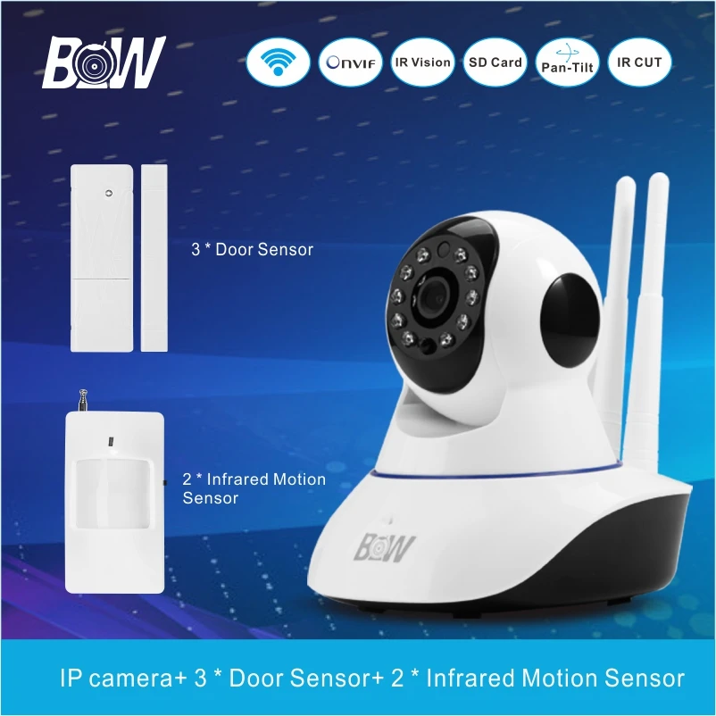 Wireless Security font b Camera b font IP 3 font b Door b font Sensor 2
