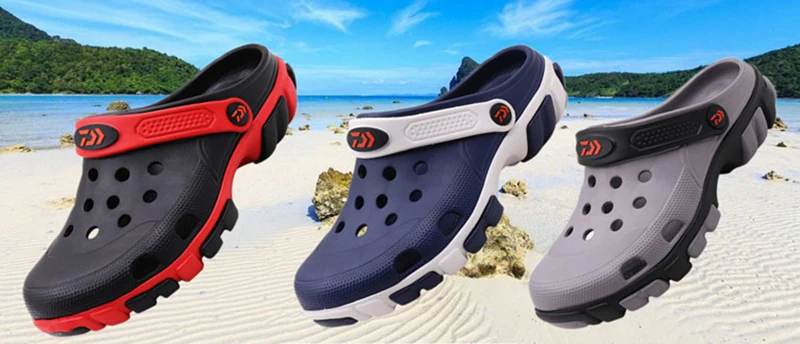 Новая обувь для рыбалки; летние пляжные сандалии; Уличная обувь; садовые Сабо; высококачественные дышащие сандалии; водонепроницаемая обувь; размеры 39-45