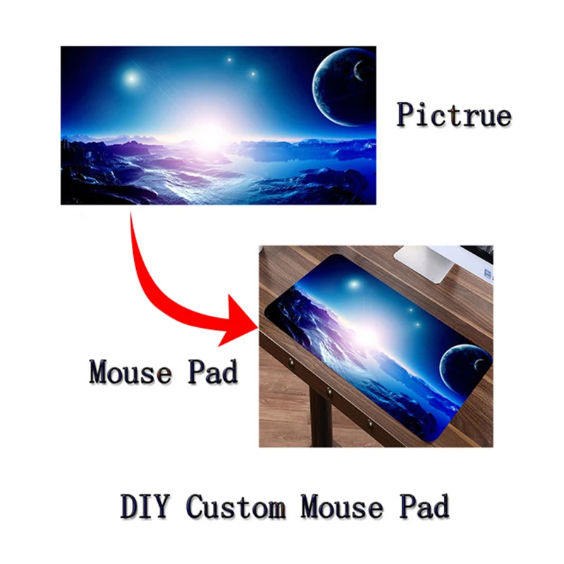 Siancs DIY пользовательский коврик для мыши XL большой игровой геймер аниме