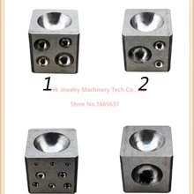 Goldsmith инструменты Размер 70 мм большой квадратный пунзель с различными размерами полусферы