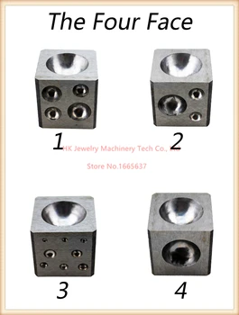 

Goldsmith Tools Size 70mm Large Square Dapping Block with different size of the hemispheres
