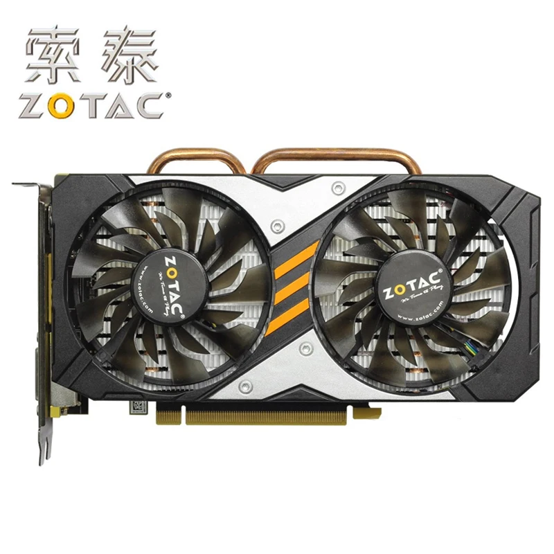 Оригинальная видеокарта ZOTAC GPU GTX960-4GD5 128 бит GDDR5 GM206 PCI-E видеокарты для NVIDIA карта GeForce GTX 960 4 Гб Разрушители