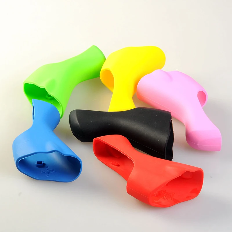 Bicycle Hand Change Protective Sleeve For Shimano Road Bike 470058006800 6 Colors Silica Gel Sleeve Cover Durable PA0103 (11)