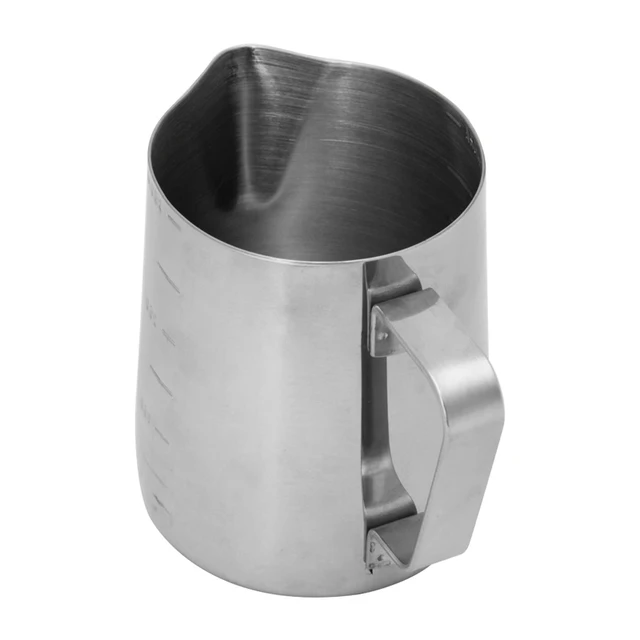 MEXI Stainless Steel Coffee Frothing Milk Latte Jug Fancy Foam Cup Pitcher Coffee Maker Pot Kettle 350/550ml