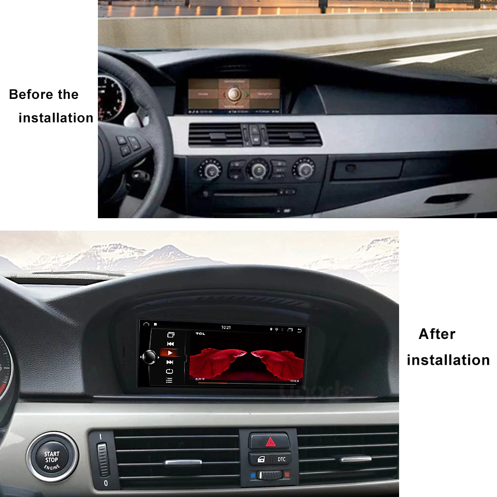 Автомобильный GPS 8 &quotэкран Android 9 0 навигация для BMW 5 серии E60 E61 2004 2010 CCC Система Авто