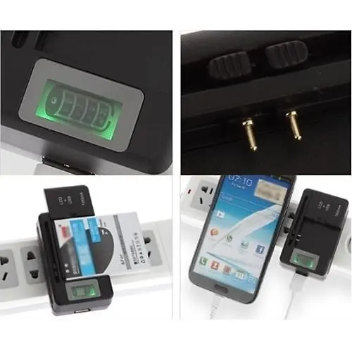 Универсальное зарядное устройство с ЖК дисплеем и USB портом|Зарядные устройства|