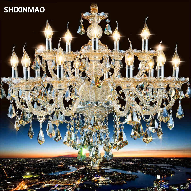 

Modern Crystal Chandeliers Living Room lustres de cristal Decoration Tiffany Pendants and Chandeliers Home Lighting Indoor Lamps