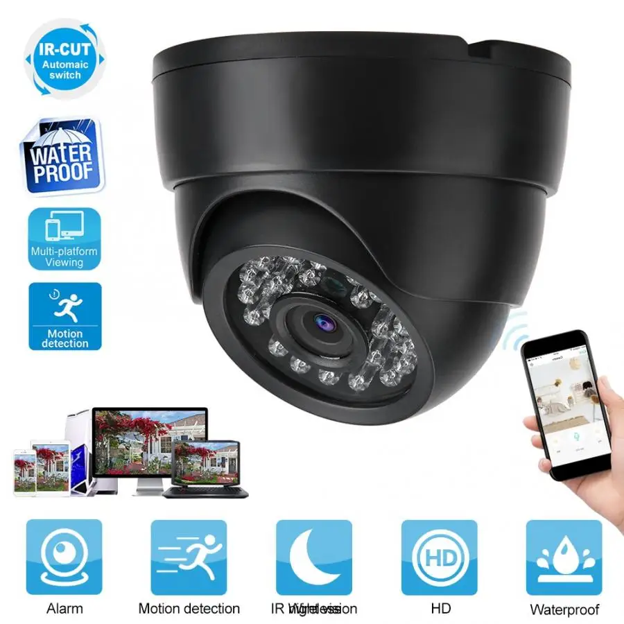 BESDER 1080P ip камера купольная широкоугольная инфракрасная Ночная Домашняя