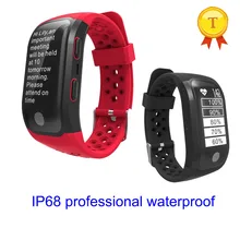 Новое поступление ip68 Водонепроницаемый gps монитор сердечного ритма функция напоминания о необходимости двигательной активности часы с шагомером спортивный режим браслет для iphone7