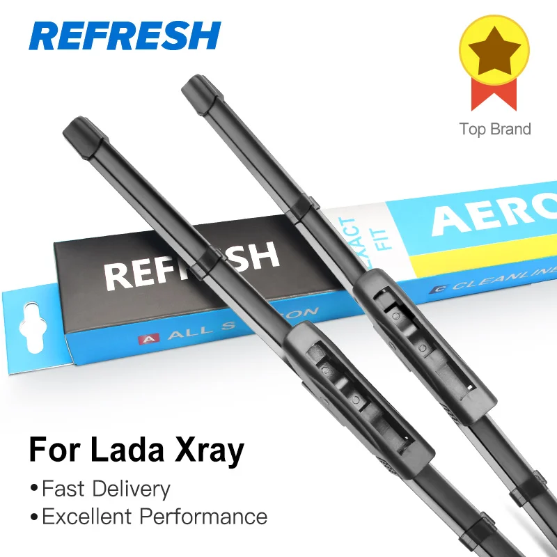 

REFRESH Wiper Blades for Lada Xray Fit Bayonet Arms 2015 2016 2017 2018