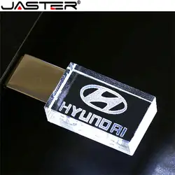 Современный hyundai crystal + металлический USB флэш-накопитель Флешка 4 ГБ 8 ГБ 16 ГБ 32 ГБ 64 Гб 128 Гб Внешняя память Флешка u диск