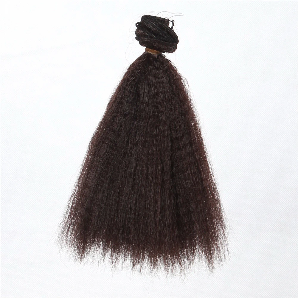 New Fashion 15100cm DIY Mini Tresses Doll Wig High Temperature Material Curly Hair Perm Wig For BJD Doll Accessories (9)