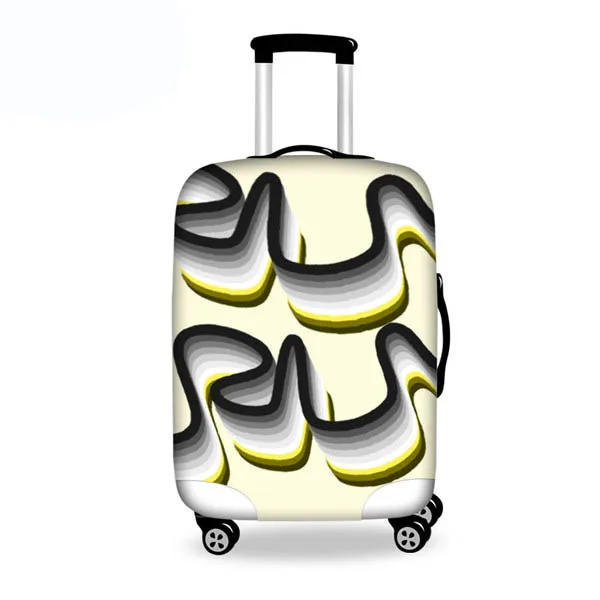 FORUDESIGNS легкие дорожные багажные Чехлы, толстые эластичные пылезащитные Чехлы для 18-30 дюймов, чехлы для чемодана - Цвет: HB0085L