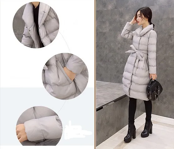 Mew, стильное зимнее пальто, пуховик, женская зимняя куртка, длинная, толстая, стоячий воротник, высокое качество, гагачий пух, хлопок, теплое пальто, BN1187