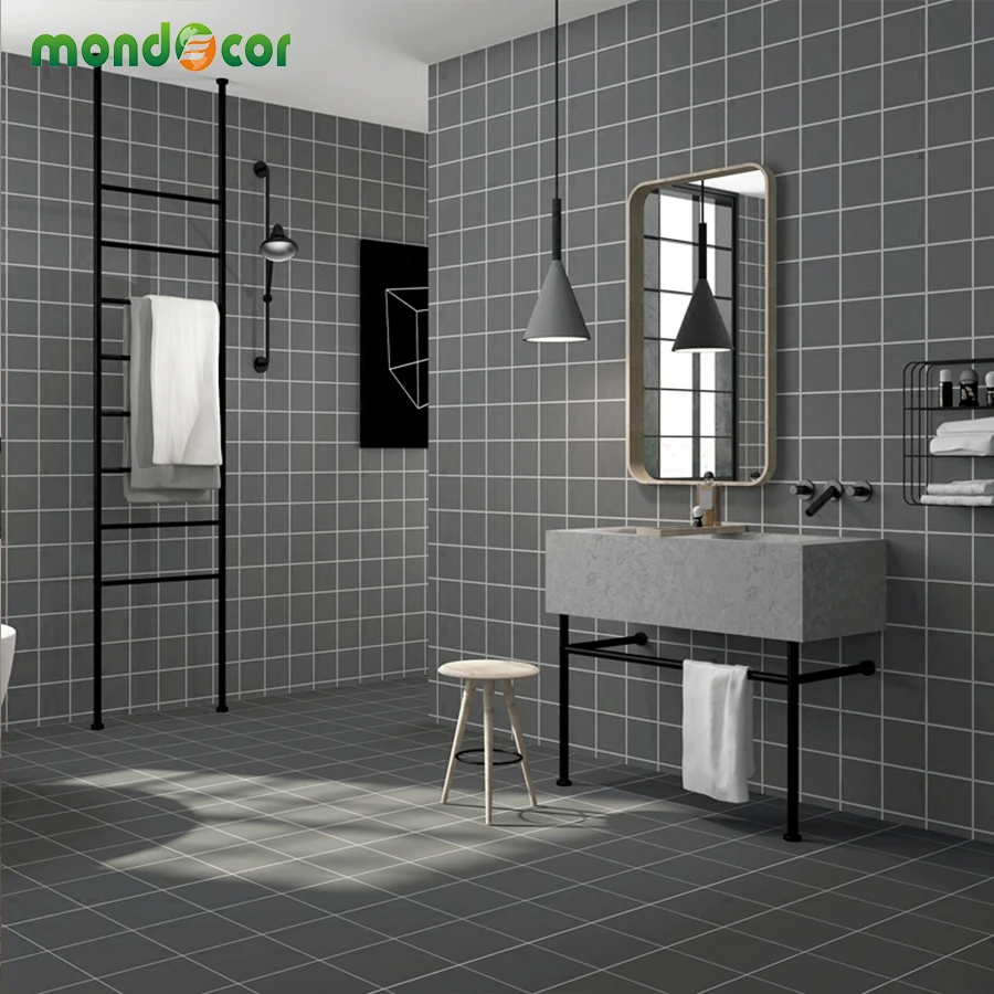 

Waterproof Vinyl Kitchen Wallpaper Self Adhesive PVC Tile Stickers Home Decor Wall Stickers Peel And Stick Bathroom Wallpaper