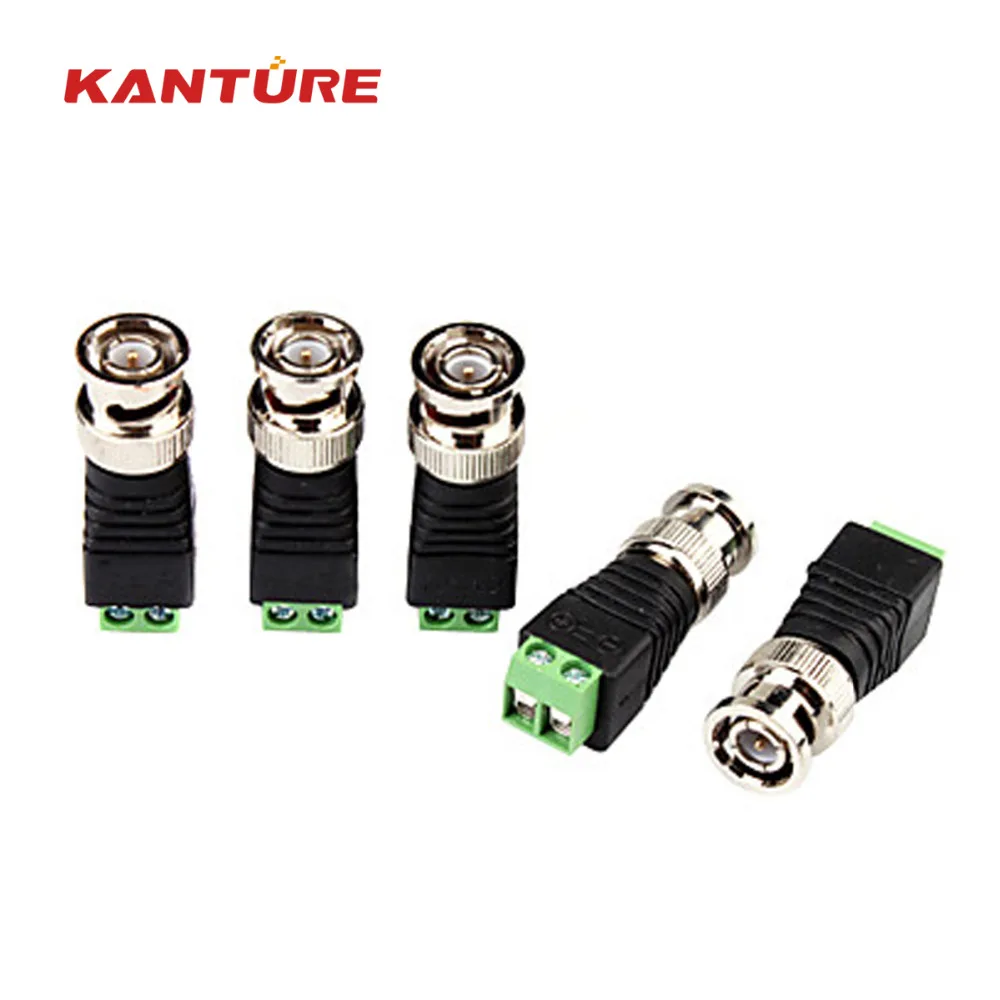 High Quality! 20pcs Coax CAT5 to CCTV Camera BNC Male ...