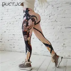 DUCTJOE новые леггинсы для Для женщин Мода герой печатных сексуальный пуш-ап хип Фитнес леггинсы Slim Jeggings высокие эластичные 3D печати легинсы