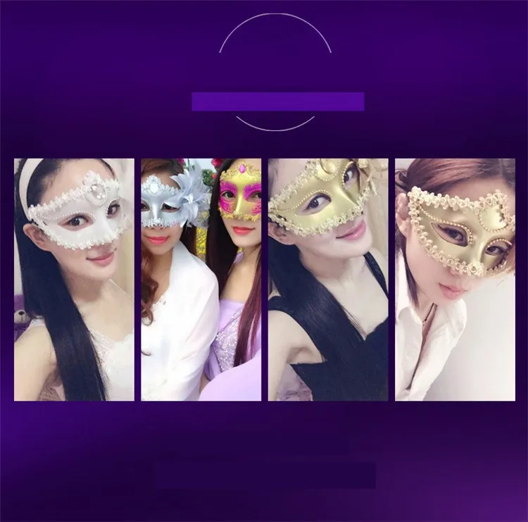 Хэллоуин косметический шарик вечерние маскарадные маски принцессы сексуальные женские черные цветочные маски для глаз