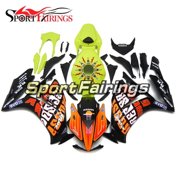 

Plastic For Honda CBR1000 CBR1000RR 12 13 14 2012 2013 2014 Injection Cowling Motorcycle Fairing Kit Bodywork Green Orange Black