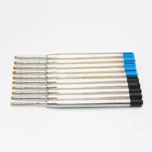 10 шт. черные и синие чернила заправляемая шариковая ручка заводские магазины офисные школьные канцелярские принадлежности