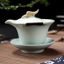 130 мл Ru печи чаша кунг-фу чайные наборы керамическая чаша Sancai Цзиндэчжэнь Чайный набор чай чашка