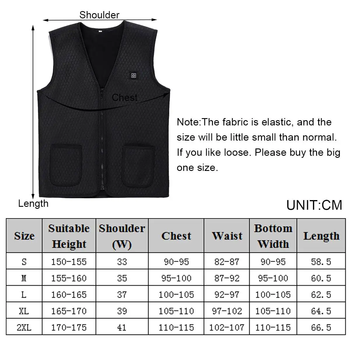 Women Outdoor USB Infrared Heating Vest Jacket Winter Flexible Electric Thermal Clothing Waistcoat For Sports Hiking