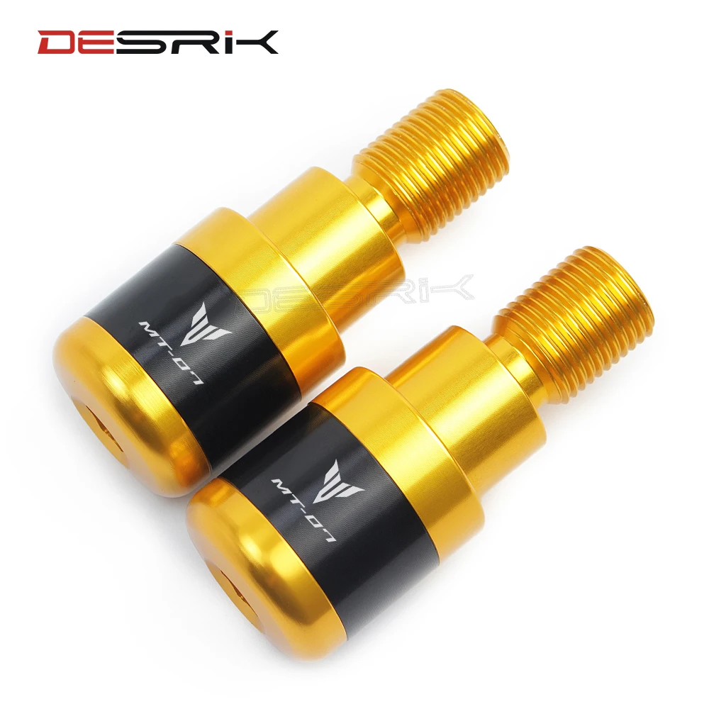 

CNC Motorcycle Handlebar Ends Grips Slider For Yamaha MT-07 MT07 MT 07 FZ-07 2015 2016 2017 2018 2019 Motorbike Handler Bar