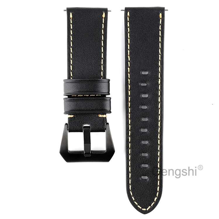 

24mm Genuine leather watchband Strap for Makibes G07 Smart SPORT Watch