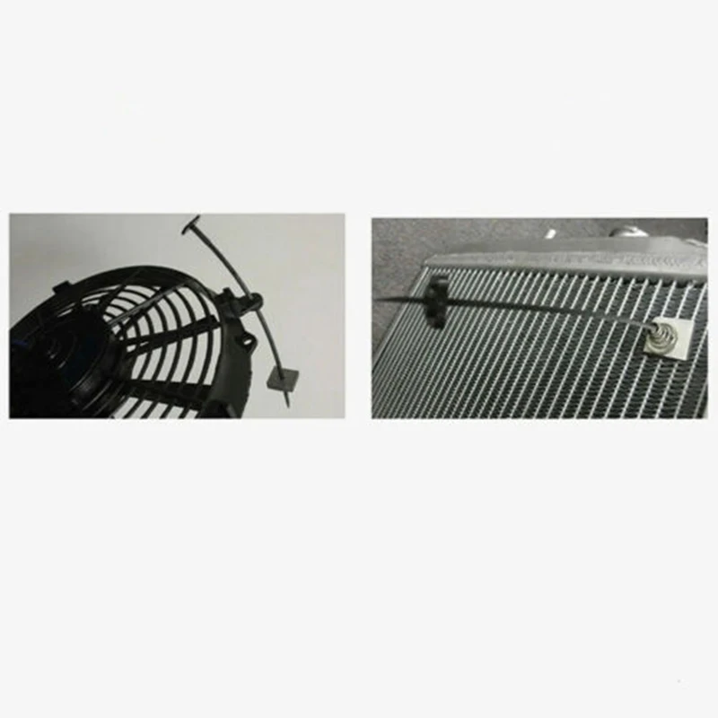 

New Car Fan Parts For Cars Cooling System Universal Car Electric Radiator Fan Mounting Kit Tie Rod Spring Tool Set
