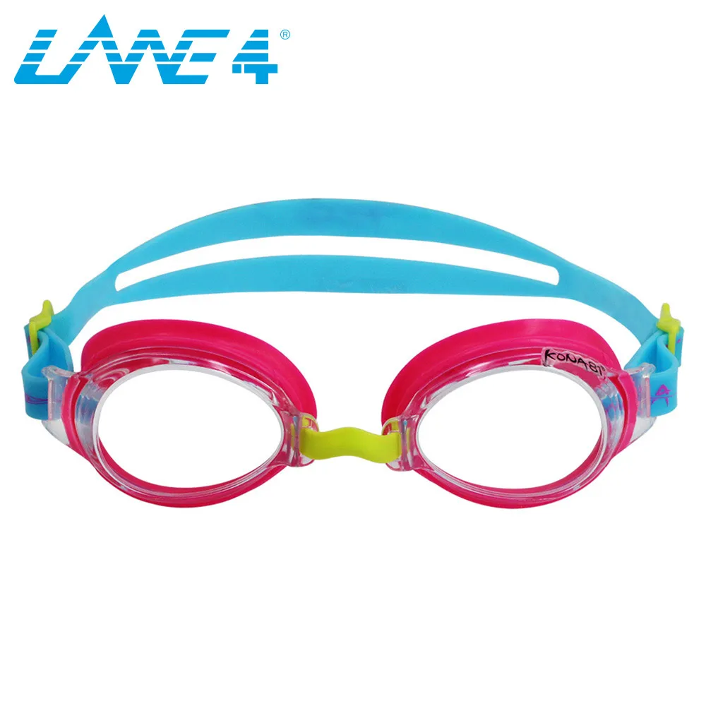 LANE4 плавательные очки K713 Триатлон Регулируемая носовая часть противотуманные УФ-защита легкие для взрослых#71355