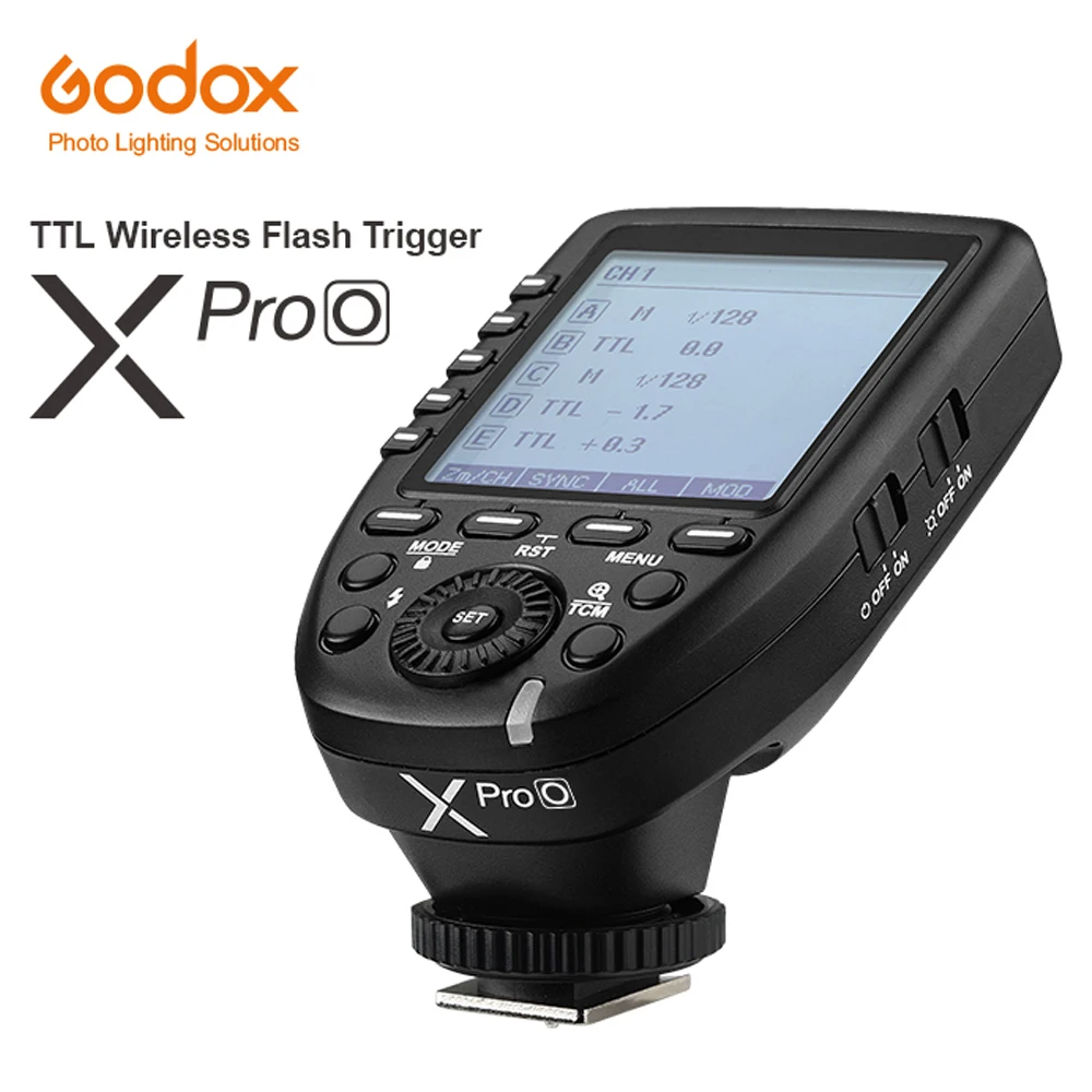 Godox ttl 2,4G Беспроводная система X высокоскоростной ЖК-дисплей Экран Беспроводной Беспроводная вспышка электронных сигарет, Современная