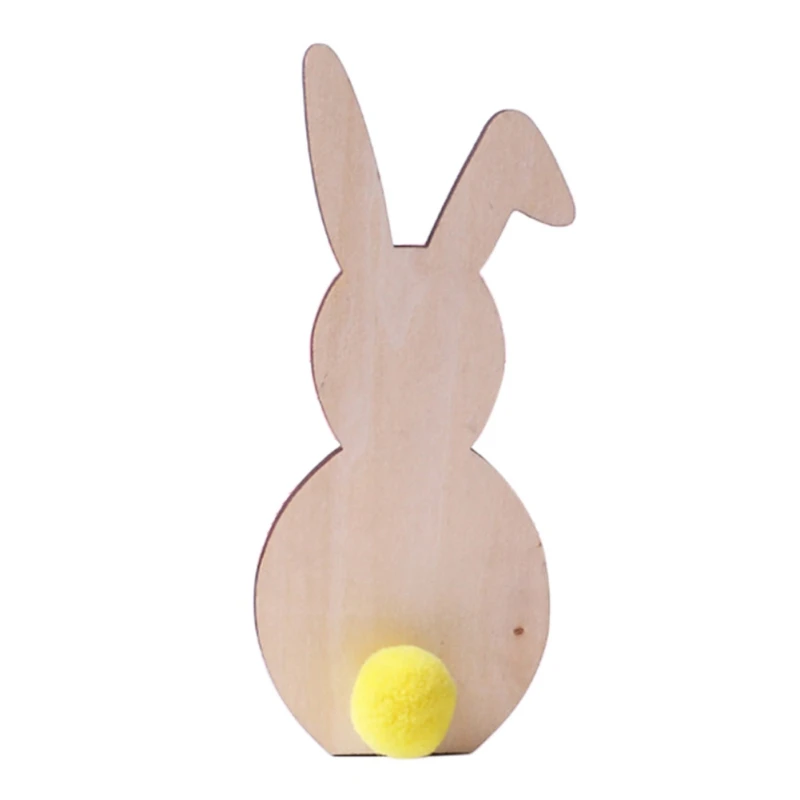 Украшение для детской комнаты, деревянные украшения в скандинавском стиле с кроликом, безопасные для детей, натуральные игрушки, подарки - Цвет: Y