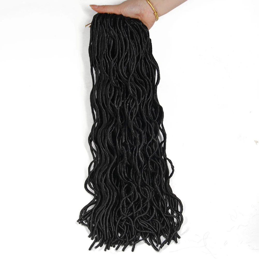Faux Locs Curly Crochet Hair Braids 18 Inch 5 Colors Braiding Synthetic Extensions Bohemian Faux Locs Curly Crochet FREETRESS