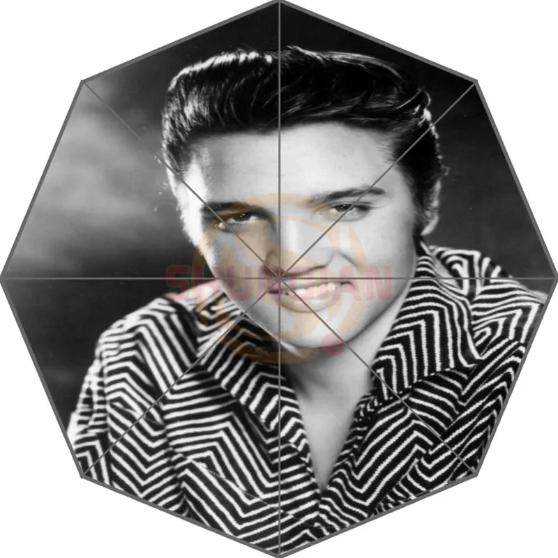 Elvis Presley, индивидуальный зонт, модный дизайн, зонт для мужчин и женщин, высокое качество,, горячая Распродажа, T#-f92ml - Цвет: Шоколад