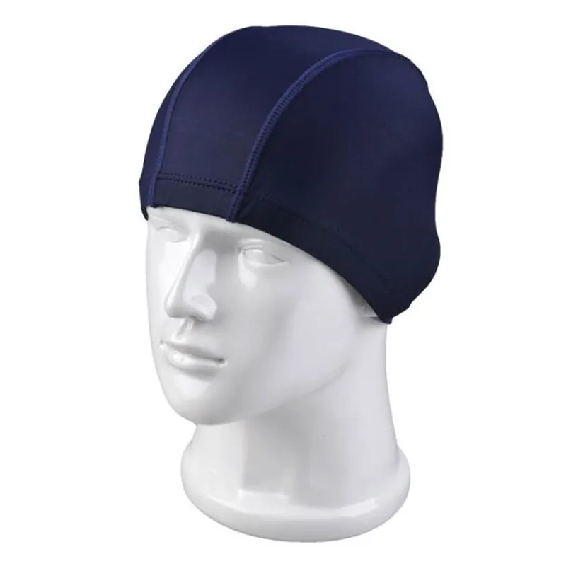 Gorro de natación de 2 piezas, gorro de natación para piscina para adultos,  gorro de natación de tela de poliéster suave, gorro de natación para niños  mixtos, adultos, niñas, niños, hombres y