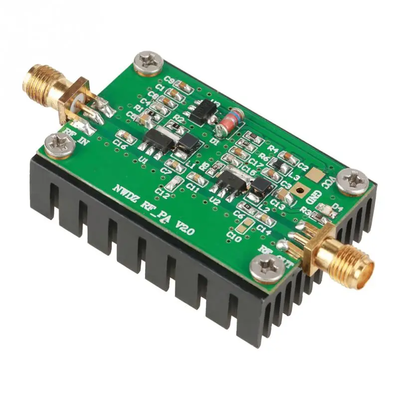 

RF AmplifierBoard 2MHz-700MHZ Broadband RF power amplifier 3W HF VHF UHF FM Transmitter RF Power Amplifier For Radio