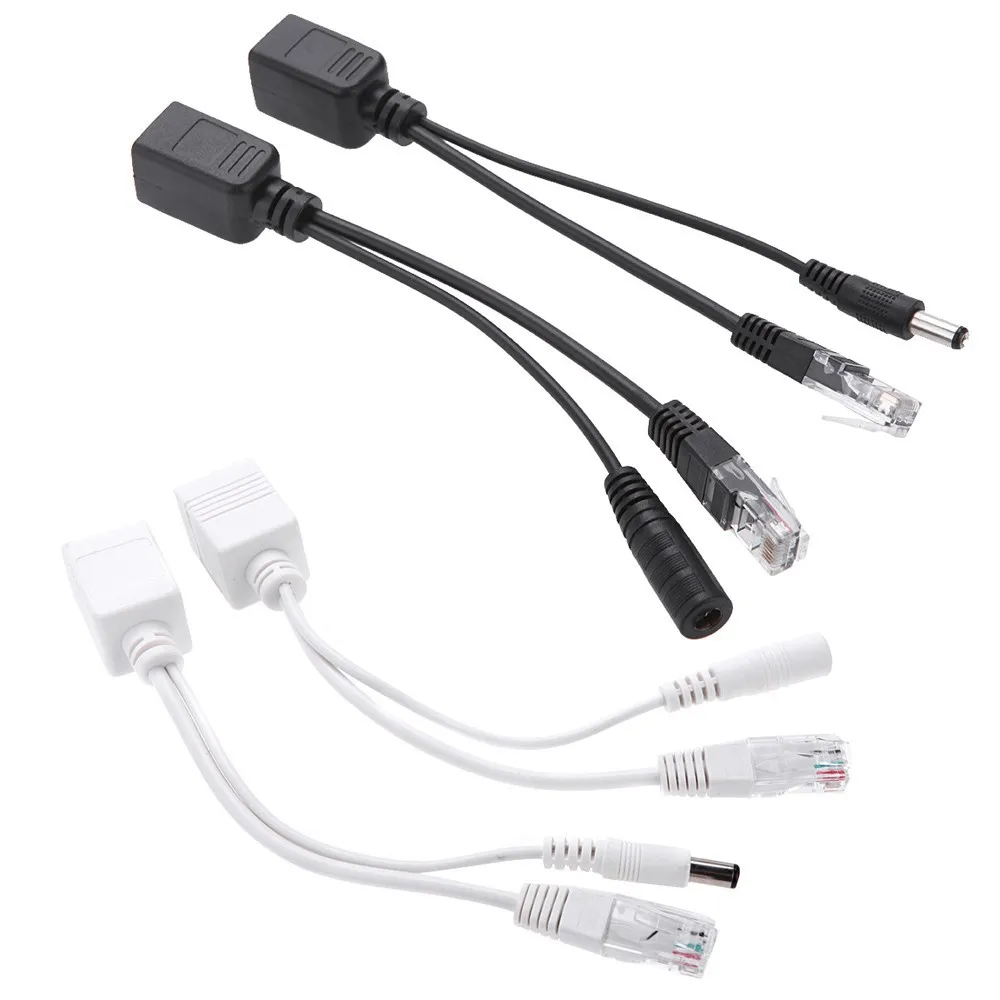 POE-Adapter-cable-RJ45-Injector-Splitter-Kit-Tape-Screened-Passive-Power-Over-Ethernet12-48v-Synthesizer-Separator