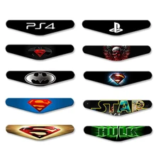 Stickers For Sony Play station 4 For PS4 controller LED Light Bar Decal PVC Sticker for PS4 Dualshock gamepad control