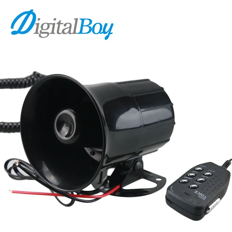 Digitalboy Автомобиль Мотоцикл DC 12 В 100 Вт громкий звуковой сигнал 125db звук сирены