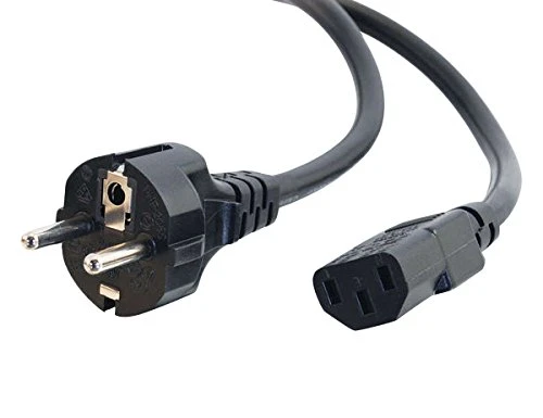 1.5 Meter Straight European EU AC Power Cord Cable Plug for  Computer/Monitor, Euro plug or CEE7/7 To IEC 60320 C13 - Black - AliExpress