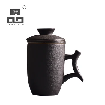 

TANGPIN japanese ceramic tea mugs with filter coffee mugs office personal teacup 330ml