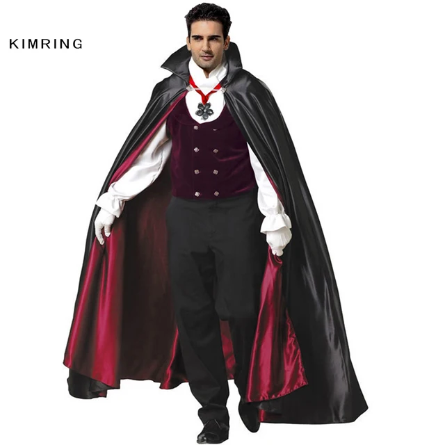 Details about / CA28 Venetian Highman Gothic Masquerade Men Costume Halloween Horror Fancy Dress