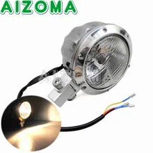 E-mark E4 Motorcycle 4'' Vintage Headlight H4 12V Faceted Aluminum Head Light For Harley Cafe Racer Chopper Custom Scrambler E-mark E4 Motorcycle 4'' Vintage Headlight H4 12V Faceted Aluminum Head Light For Harley Cafe Racer Chopper Custom Scrambler