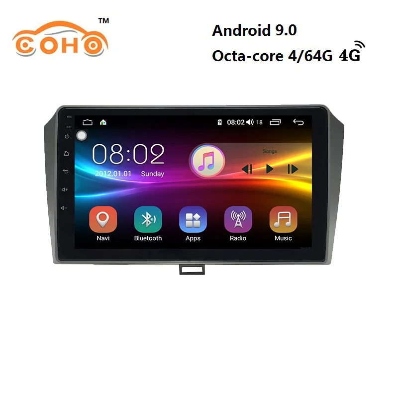 

Car radio Android 9.0 8-core 4/64G for 2012 JAC J5 with BT GPS navigation DSP support WIFI 4G and Steering Wheel Control