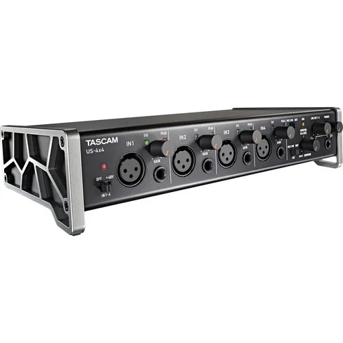 Tascam US 4x4 4 в 1/4 выход USB аудио MIDI интерфейс профессиональная компьютерная студийная
