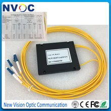 1x2 2 мм, 1 м ABS коробка LC/UPC FTTH волоконно-оптический разветвитель PLC, 1*2 ABS SC/UPC, LC/UPC, FC/UPC PLC сплиттер/FBT муфта