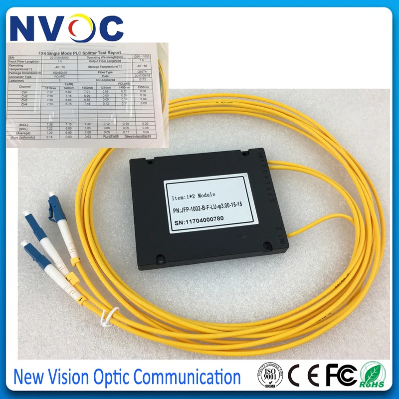 1x2 2 мм 1 м ABS Box LC/UPC FTTH 1*2 SC/UPC FC/UPC PLC Splitter/FBT Coupler | Мобильные телефоны и аксессуары