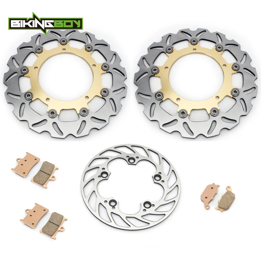 BIKINGBOY для Yamaha YZF R6 2003 2004 YZF-R6 S 2003 2004 2005 2006 2007 2008 полный набор спереди и сзади тормозные диски роторы колодки